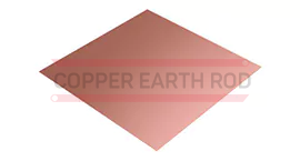 Placas de tierra de cobre sólido